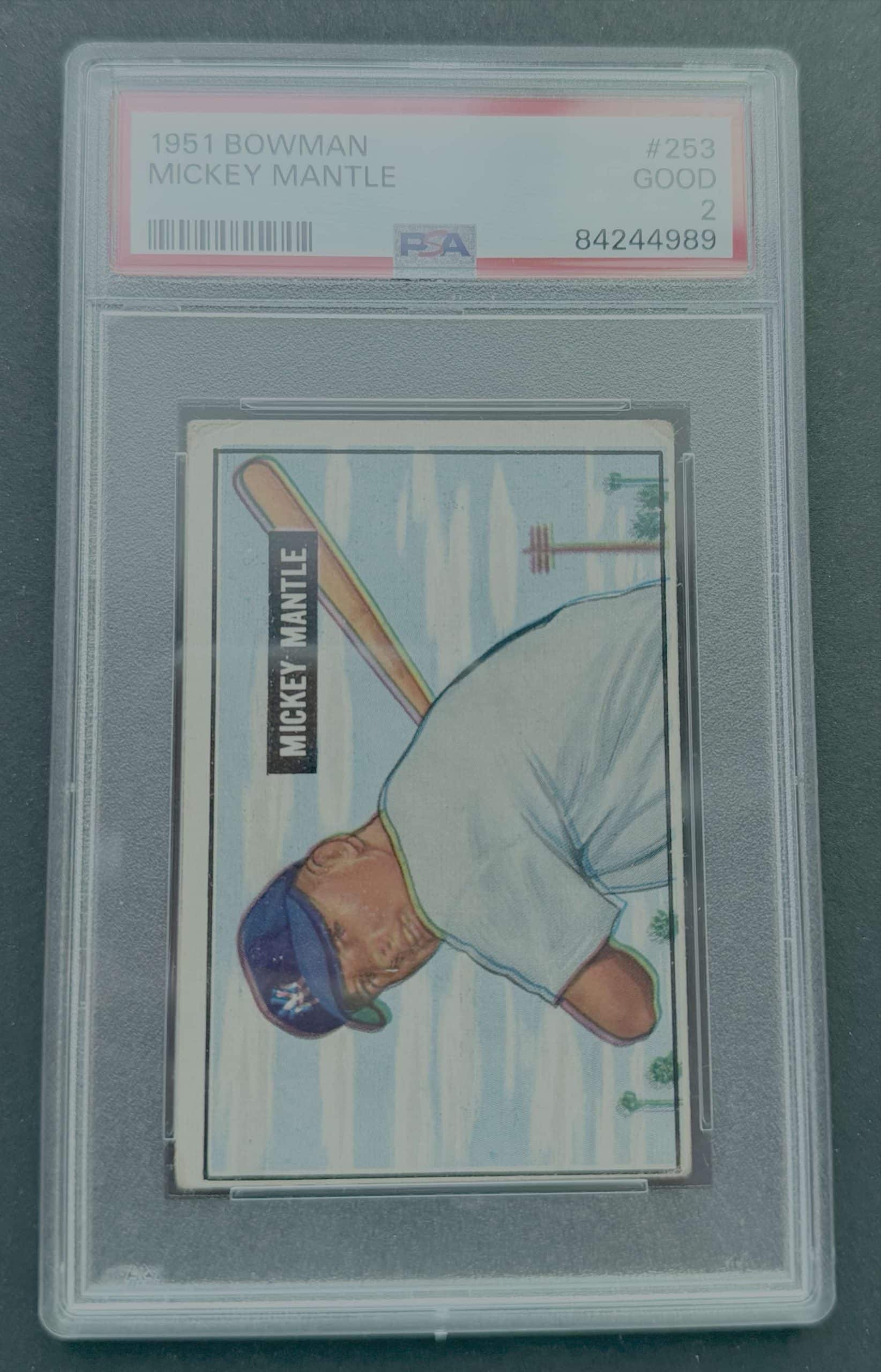 Bowman #253 Mickey Mantle VG (O/C)