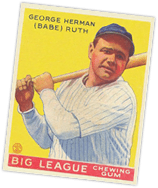 Babe Ruth card