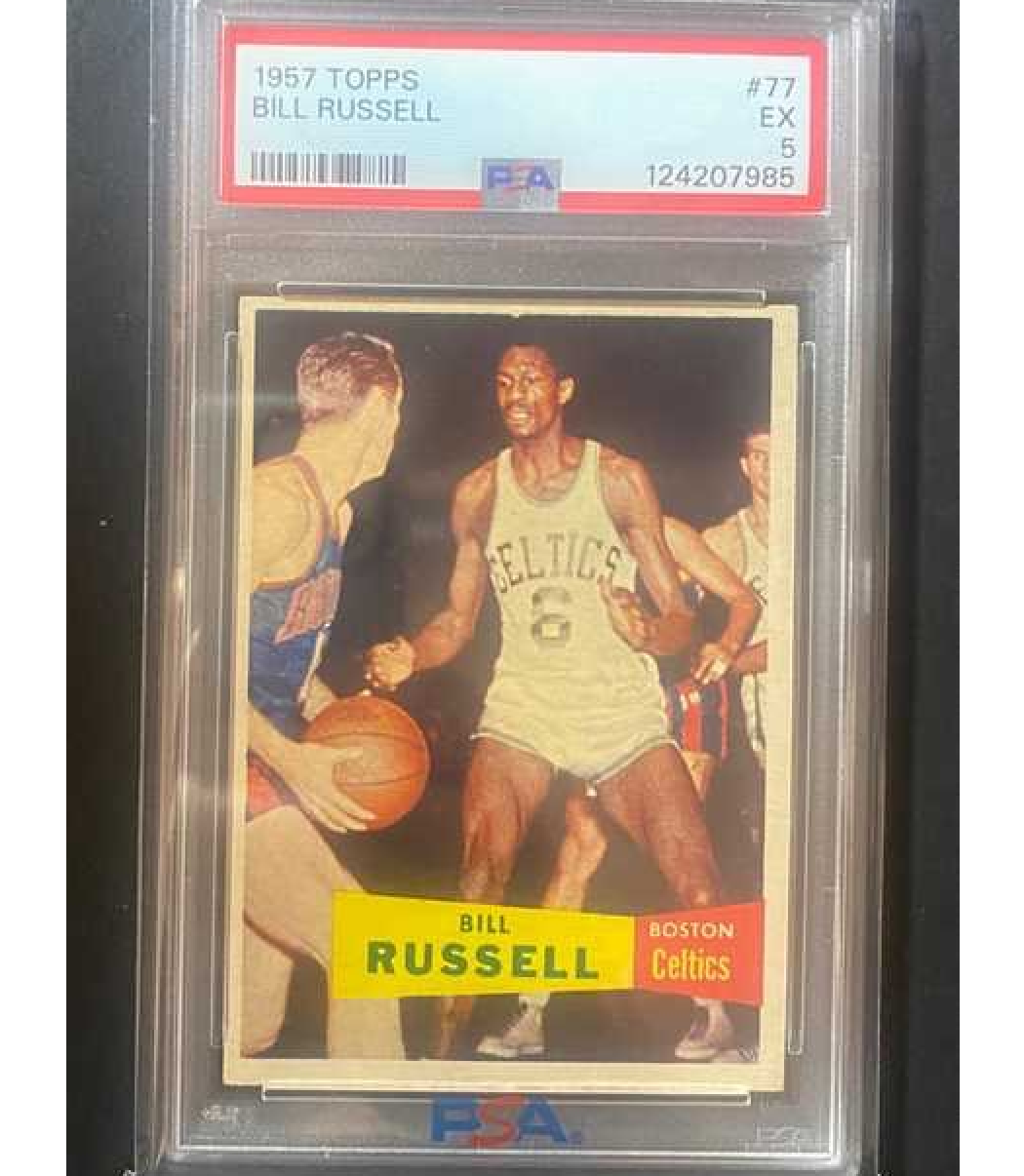 1957 Topps Basketball #77 Bill Russell PSA 5