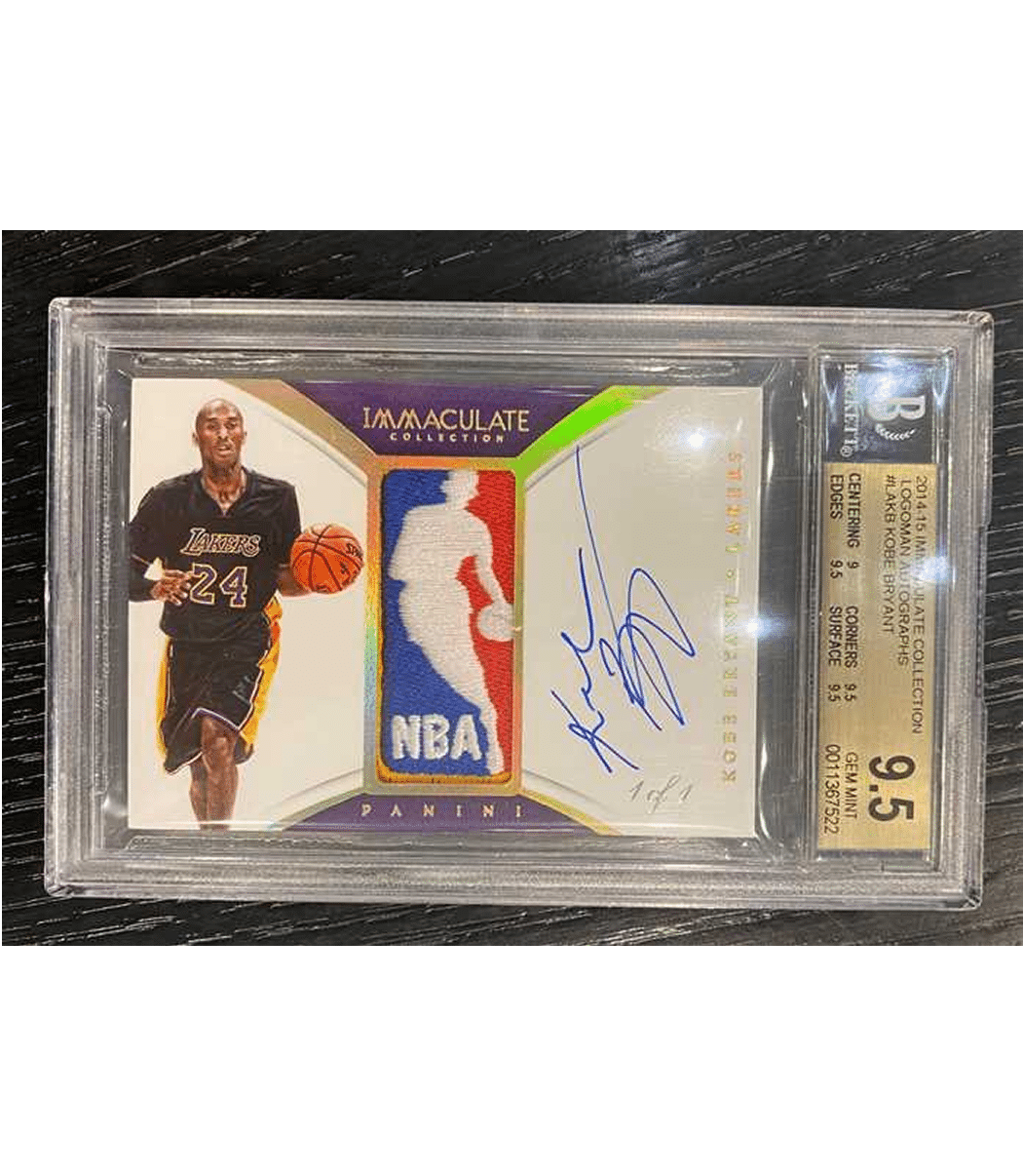 Immaculate Logoman Signed Kobe Bryant BGS 9.5 1/1