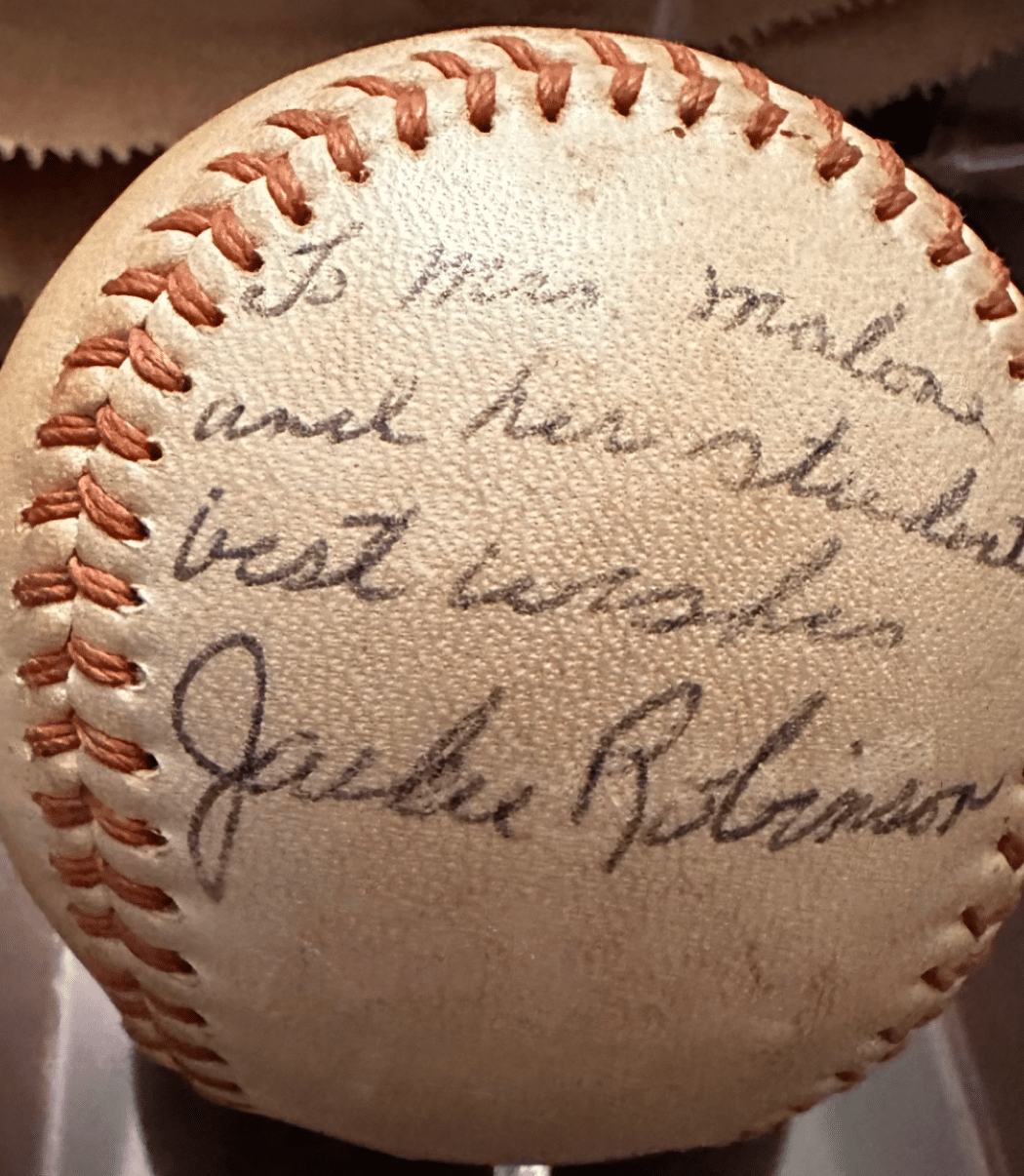 Jackie Robinson Single Signed Baseball (JSA)