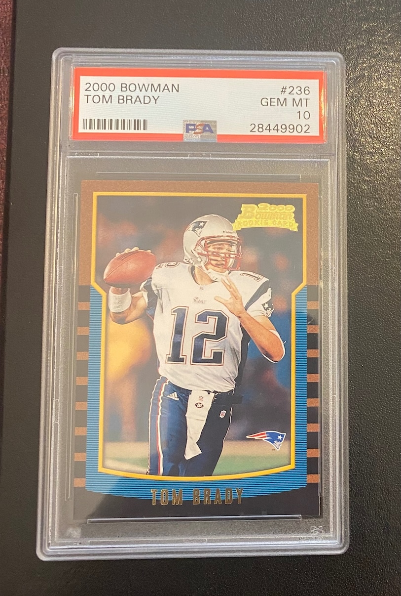 2000 Bowman #236 Tom Brady PSA 10